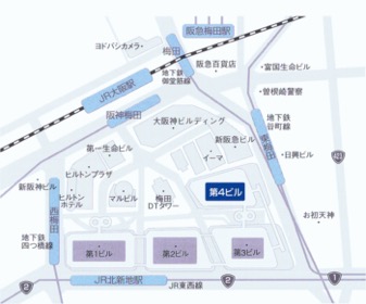 大阪事務所地図